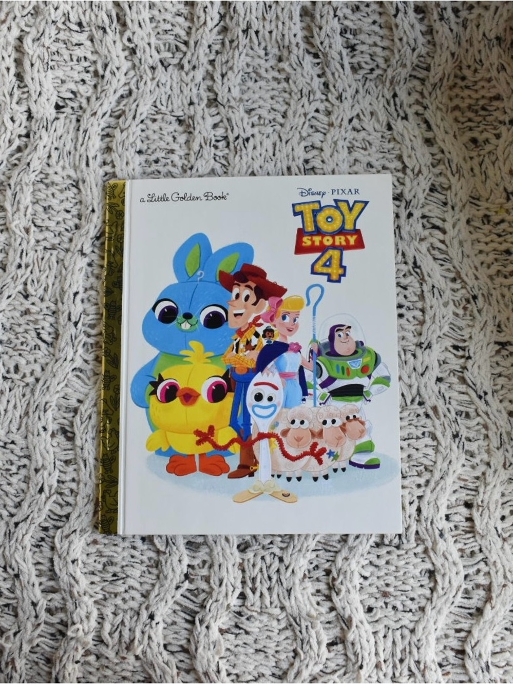 Toy Story 4 Little Golden Book - White Cover